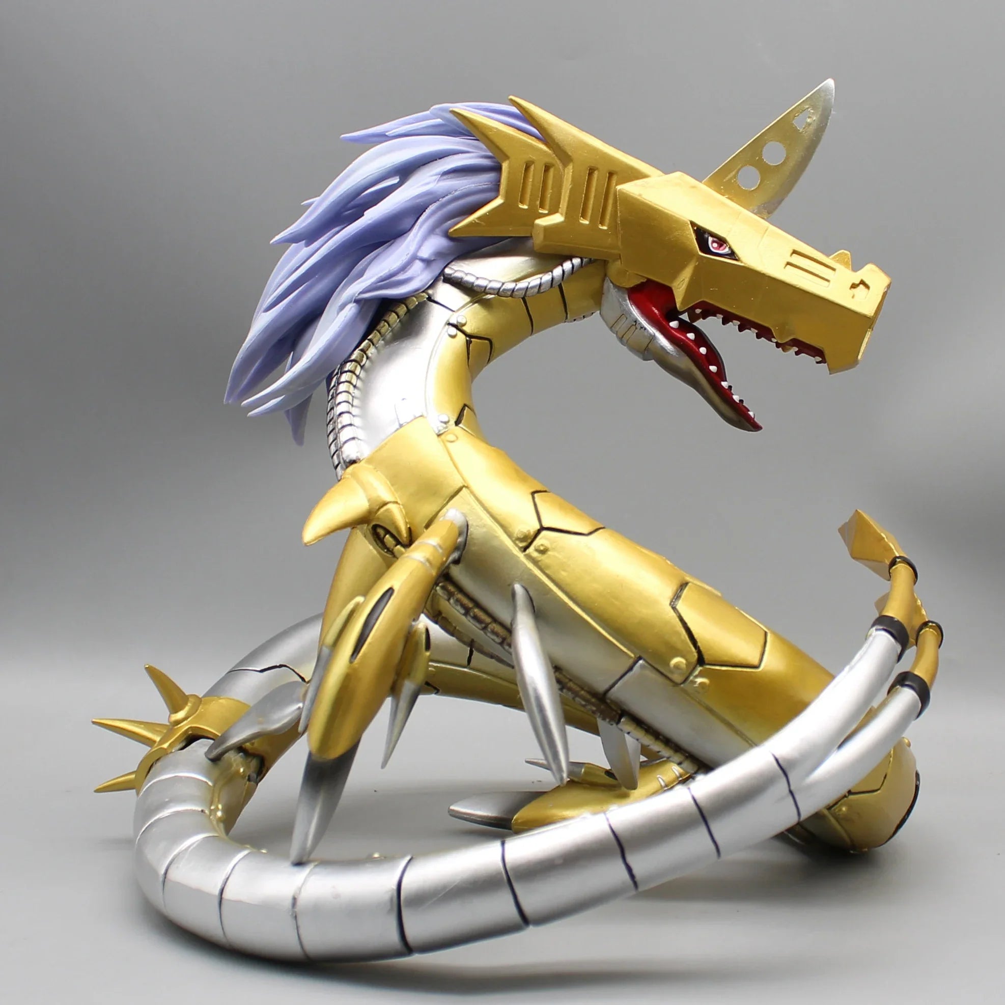 26cm Digital Monster Metal Seadramon Anime Figures Figurine Digimon Adventure Dark Masters Pvc Room Collection Decoration Toy Gi