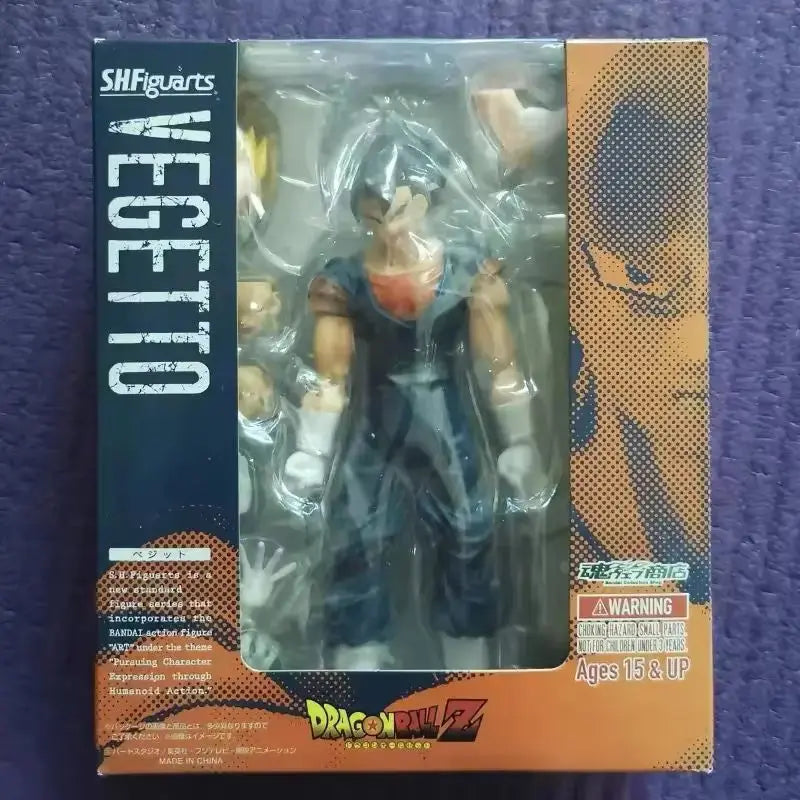 Hot 17cm Anime Dragon Ball Z Action Figure S.H.Figuarts Shf Exclusive Action Figure Super Saiyan Vegetto Doll Toy For Kids Gifts