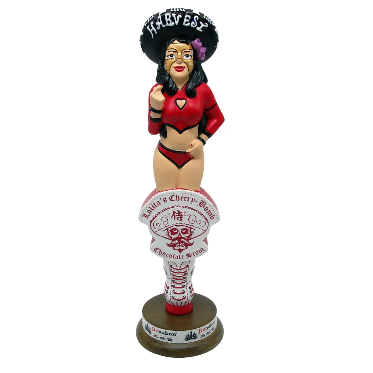 DY-TH305 Bar Craft Beer Keg System Promotional Item Miss Mexico Hot And Sexy Girl Beer Tap Handle