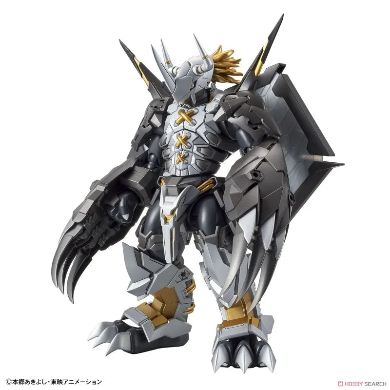 Bandai Original Genuine Digimon Adventure 02 Black WarGreymon Figure-rise Standard Amplified Assembly Models Action Figures Toys