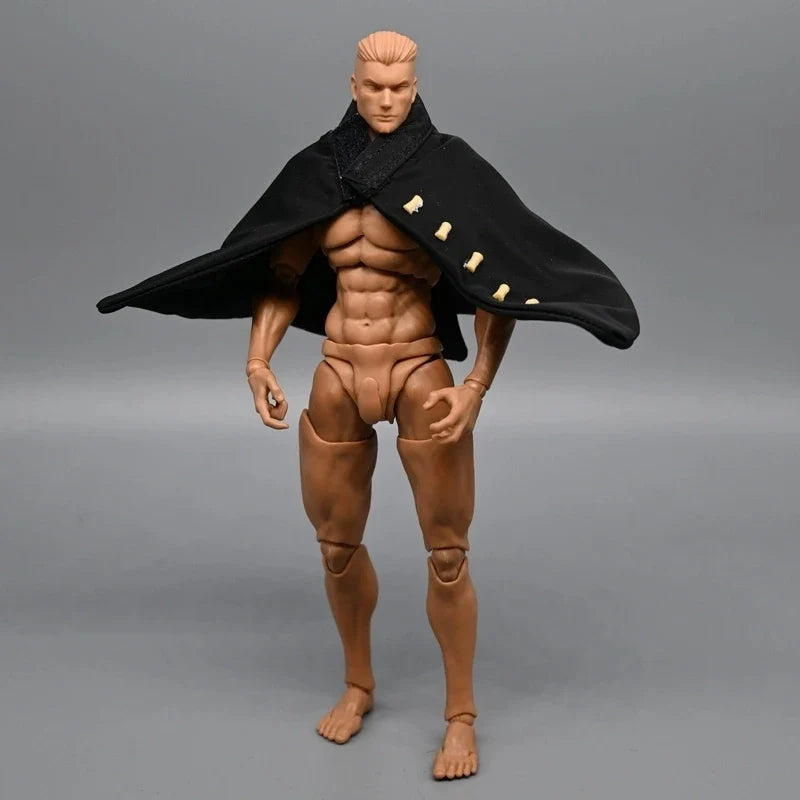 1/12 Scale Collectible Figure Anime Hero Cloak Battle Damage Edition Cloak Knight Clothes Fit 6" Action Figure Soldier Body
