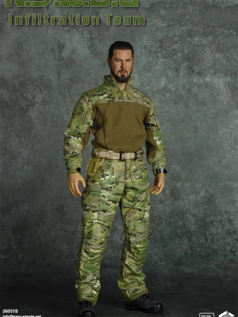 EASY&SIMPLE ES 26051S 1/6 Scale N.S.W.D.G Infiltration Team Sealteam Full Set 12" Action Figure Model Toys For Fans Collection