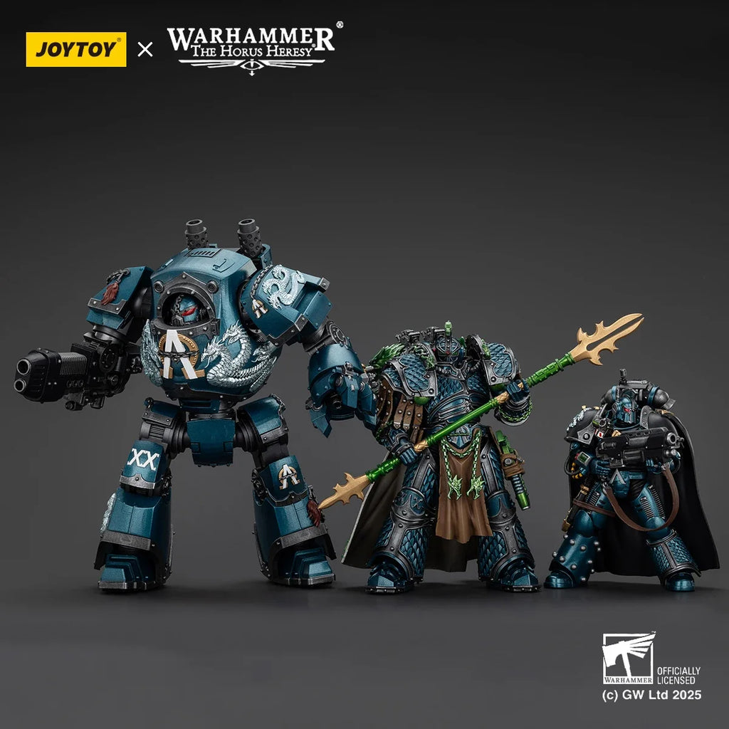 JOYTOY Warhammer 30K Alpha Legion Action Figure 1/18 Alpha Legion Alpharius Anime Figure Articulated Joints Collection Model Toy