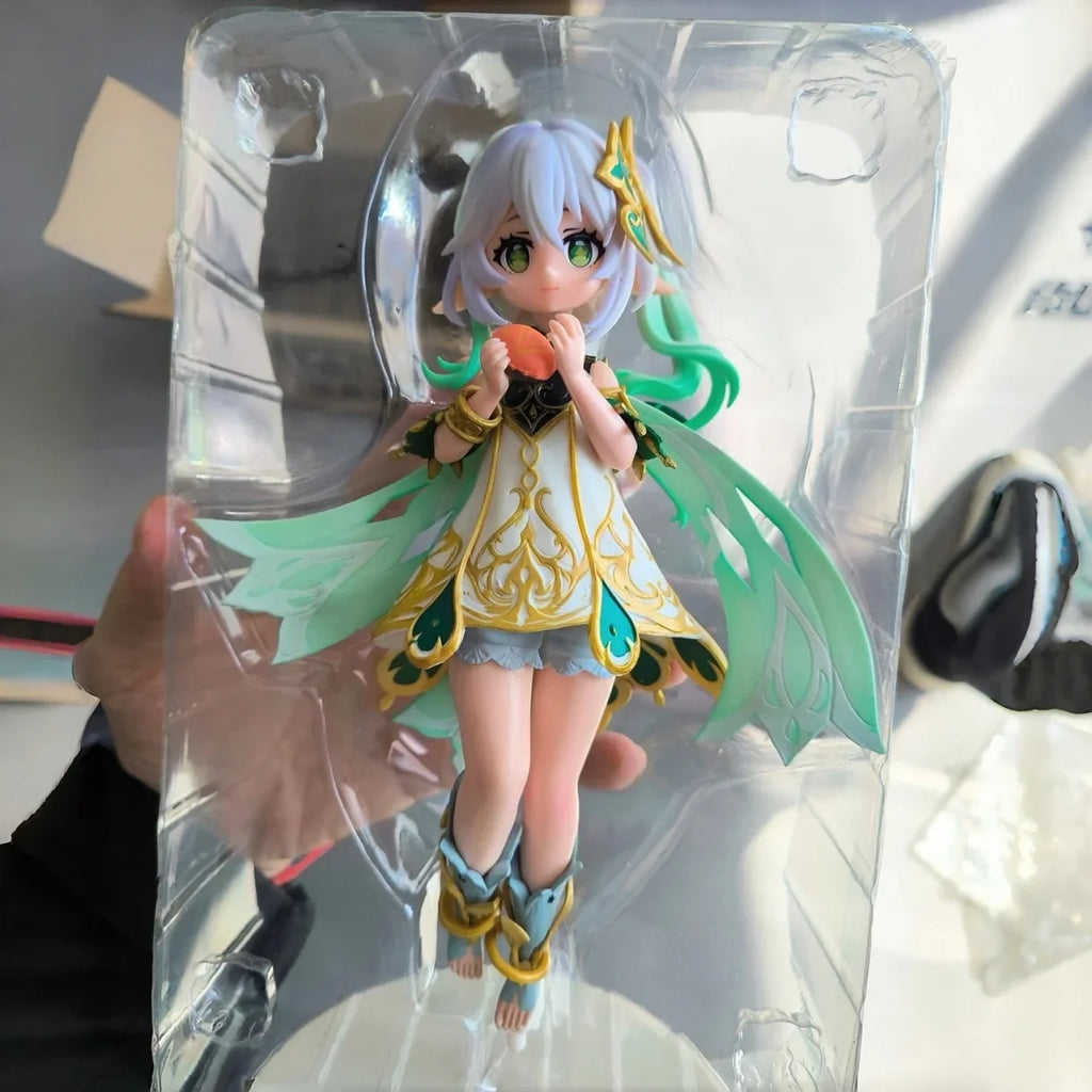 New 21cm Genshin Impact Nahida Lesser Lord Kusanali Standing Pose Anime Figure Cute Nahida Figures Pvc Collection Model Toys