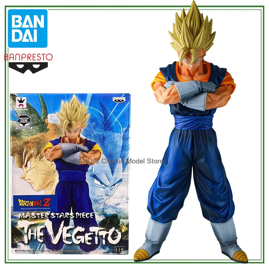 Bandai Original BANPRESTO Anime msp Dragon Ball Z CLEARISE Super Saiyan Vegetto Action Figures Collection Model Toys