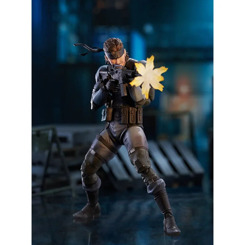 Max Factory Original Figma 645 Solid Snake 160mm Anime Action Figures Toys for Boy Christmas Gift Collectible Model Ornaments