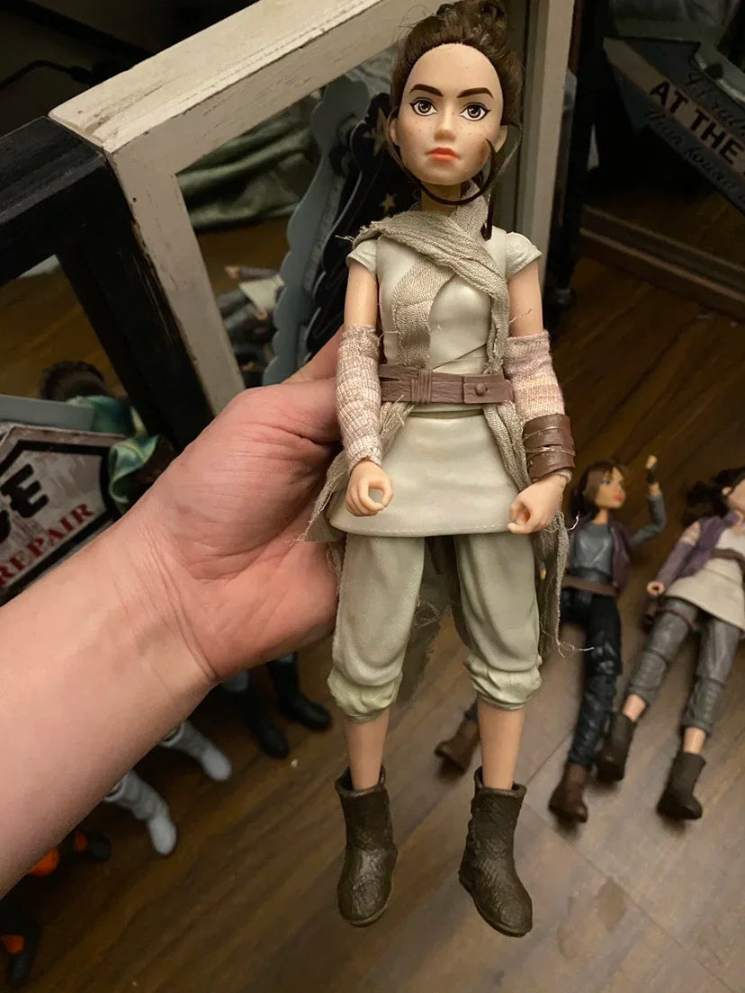 Starswarse 12 Inchs Joints Movable Doll Action Figures Q Version Movie Peripheral Model Toys Kids Gift