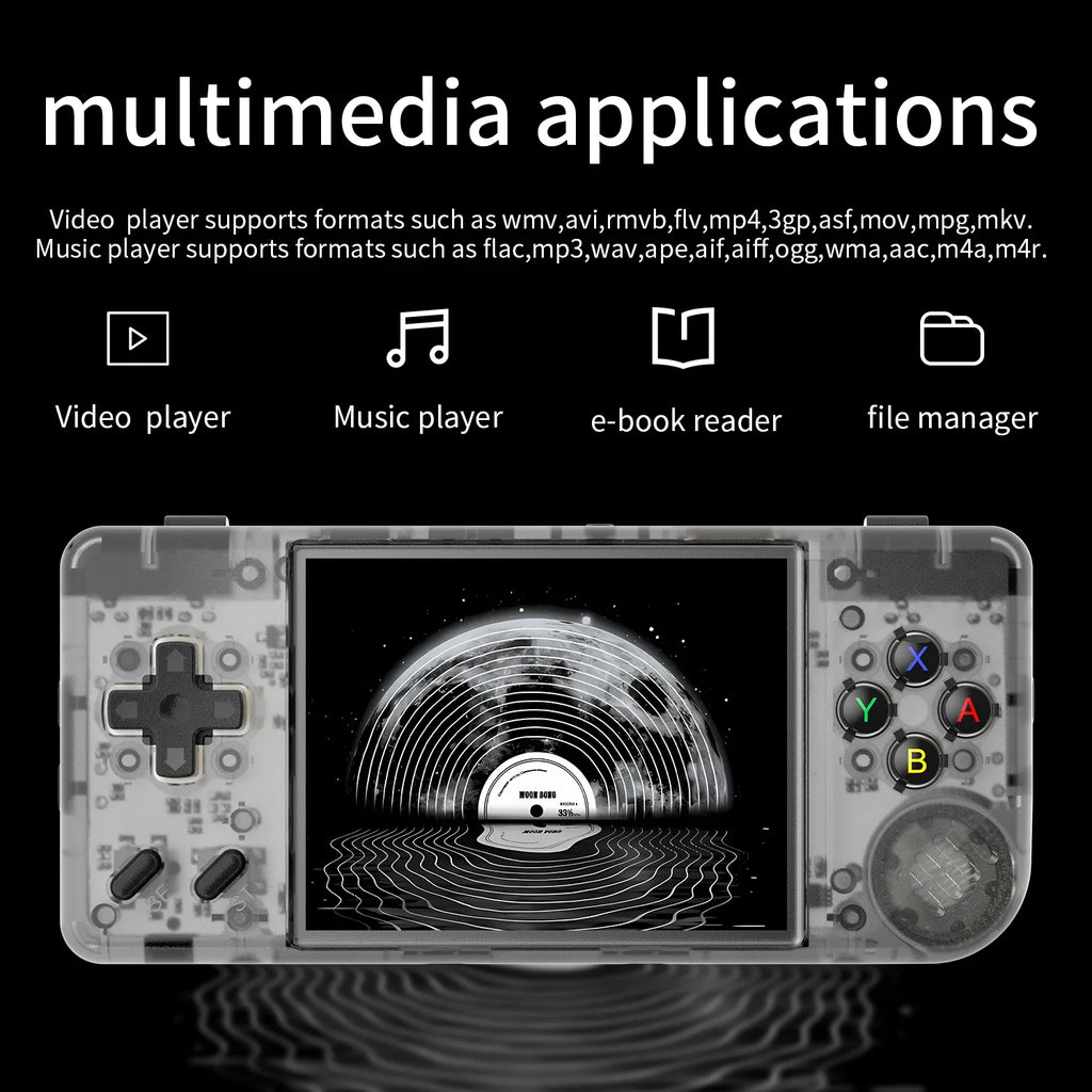 ANBERNIC RG28XX Handheld Game Console 2.83" IPS Screen Linux Retro Video Gaming Console 3100mAh Battery 5000 Games Support H-DMI