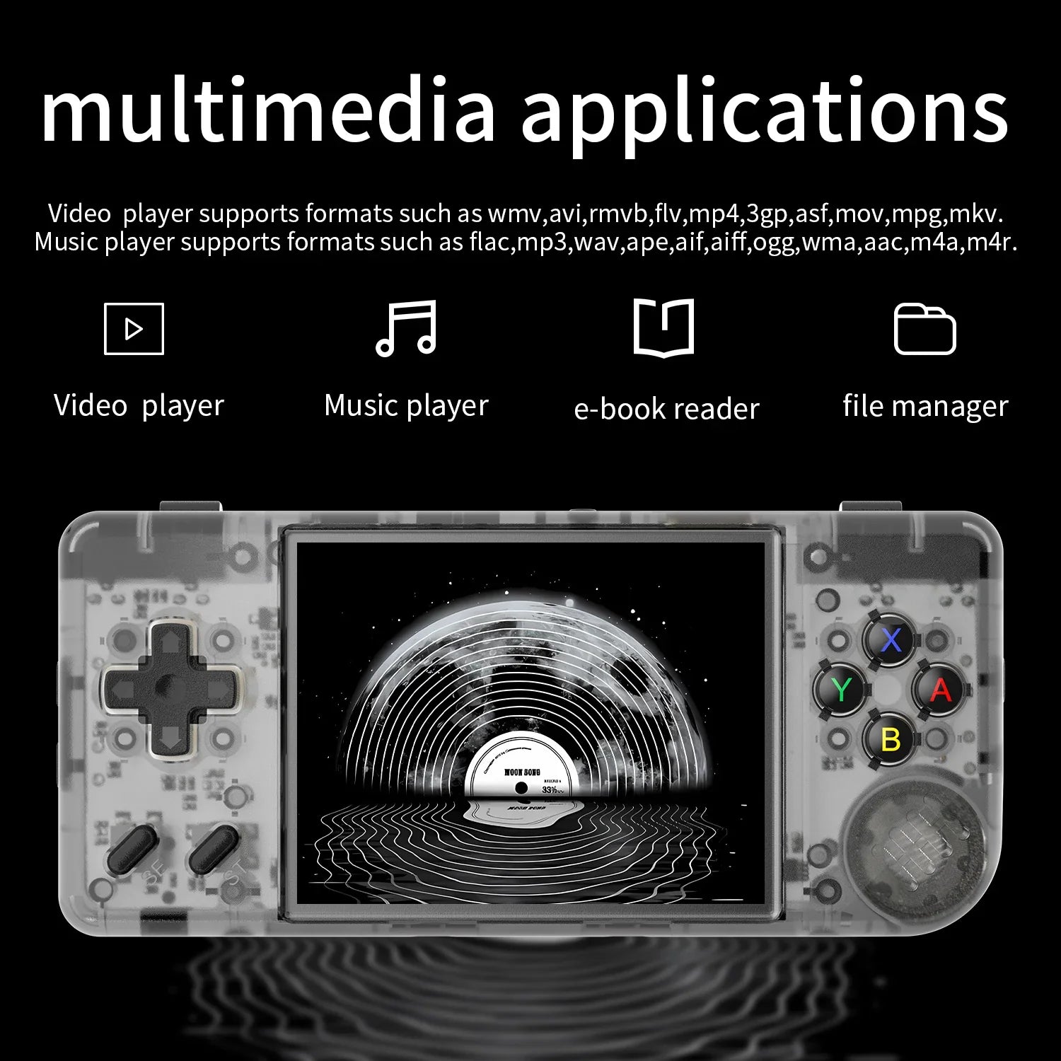 ANBERNIC RG28XX Handheld Game Console 2.83" IPS Screen Linux Retro Video Gaming Console 3100mAh Battery 5000 Games Support H-DMI