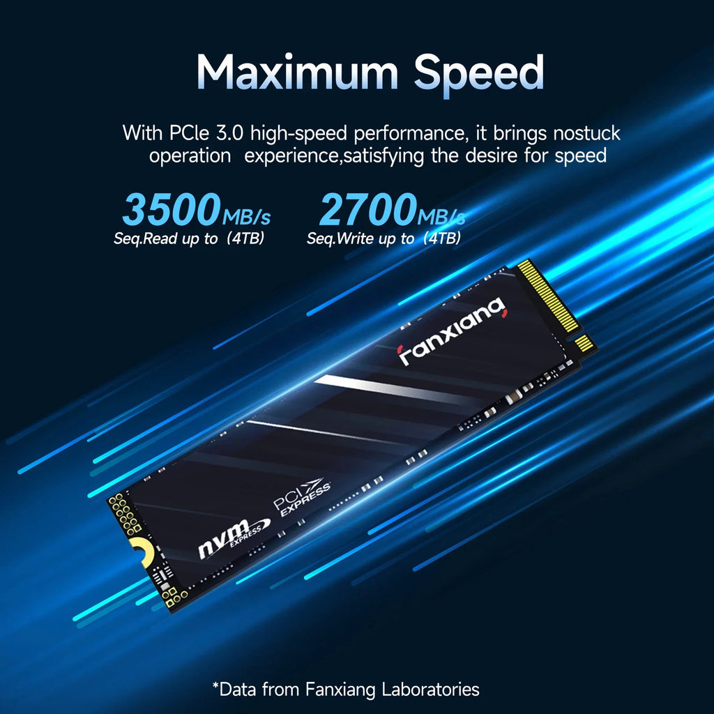Fanxiang S501Q M.2 SSD Hard Disk 512GB 1TB 2TB 3500MB/s NVMe M2 SSD 512GB PCIe 3.0 Internal Solid State Drive For Laptop Desktop