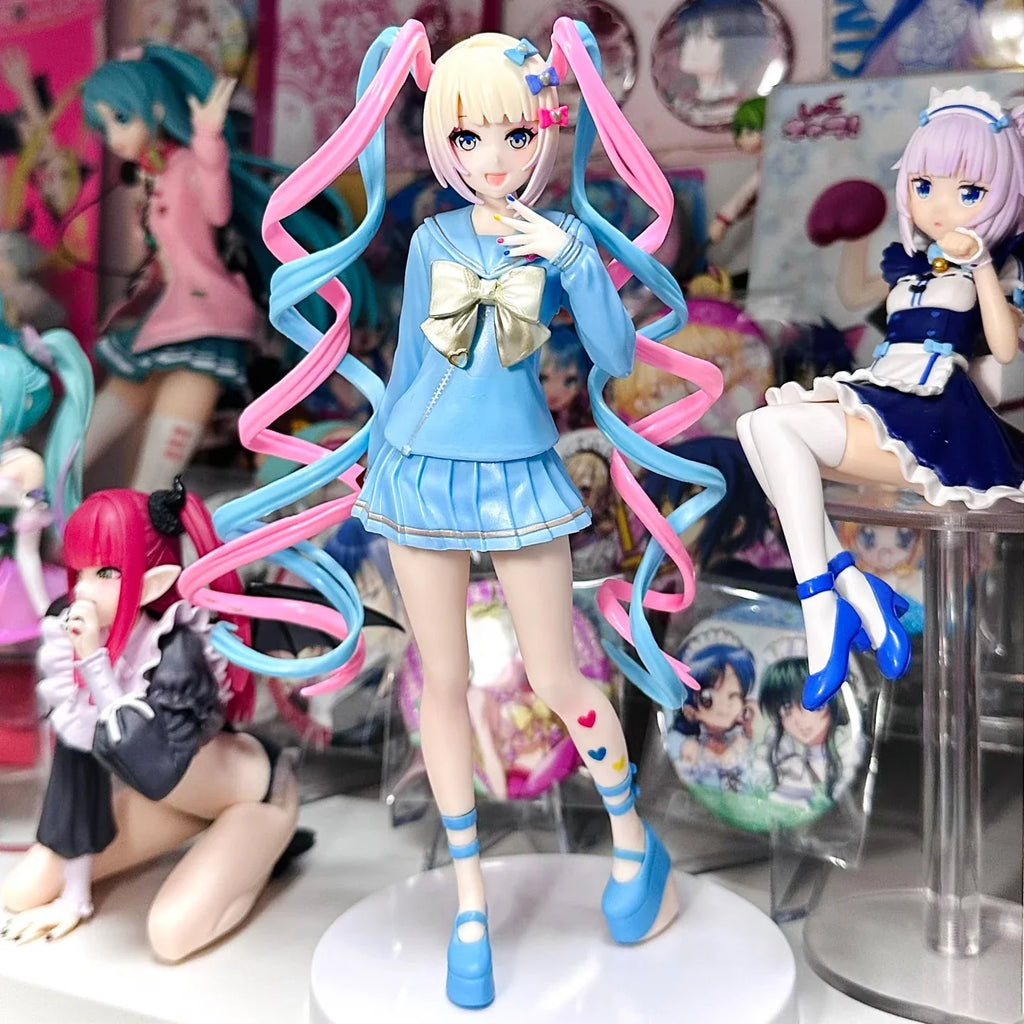 HOT! Aixlan NEEDY GIRL OVERDOSE Figure Rain KAnge PVC Action Figure Amine Adult Anime Girl Statue Collectible Figurine Toys Gift