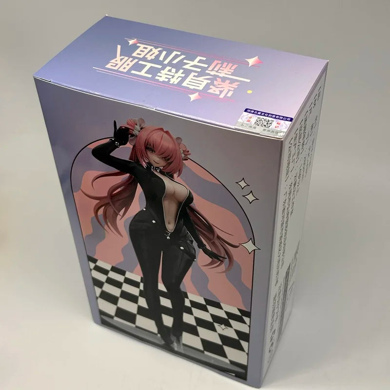 YunYiYun Original Miss Riko Tight Agent Suit 1/6 Scale Anime Character PVC Collectible Figure Model Gift for Fans