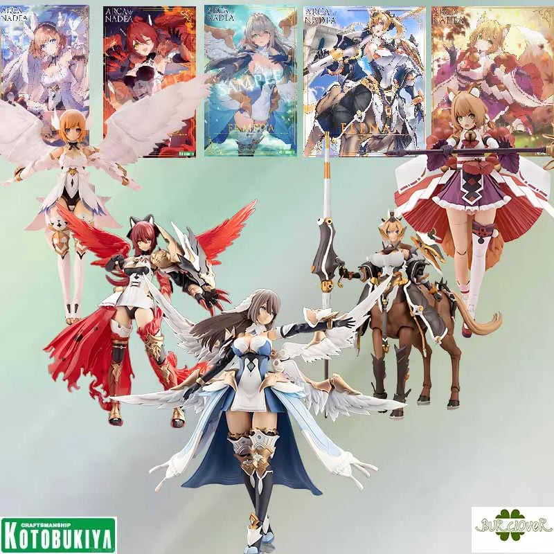 KOTOBUKIYA Original ARCA NADEA LUMITEA ERMEDA CHARMED Anime Action Figure Assembly Model Toys Collectible Model Ornaments Gift