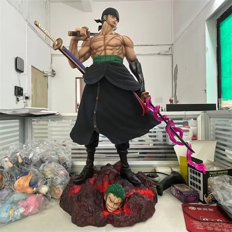73cm Spot One Piece Gk Platform Club Super-Large Shoulder Knife Thrawn Double-Headed Carving Scene Statue Boxed Hand-Made Model