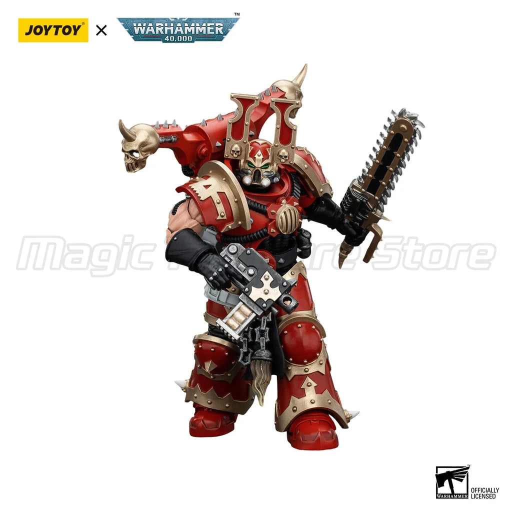 【MT】JOYTOY 1/18 Action Figure Warhammer 40K World Eaters Khorne Berzerker 7PCS Anime Toys Model
