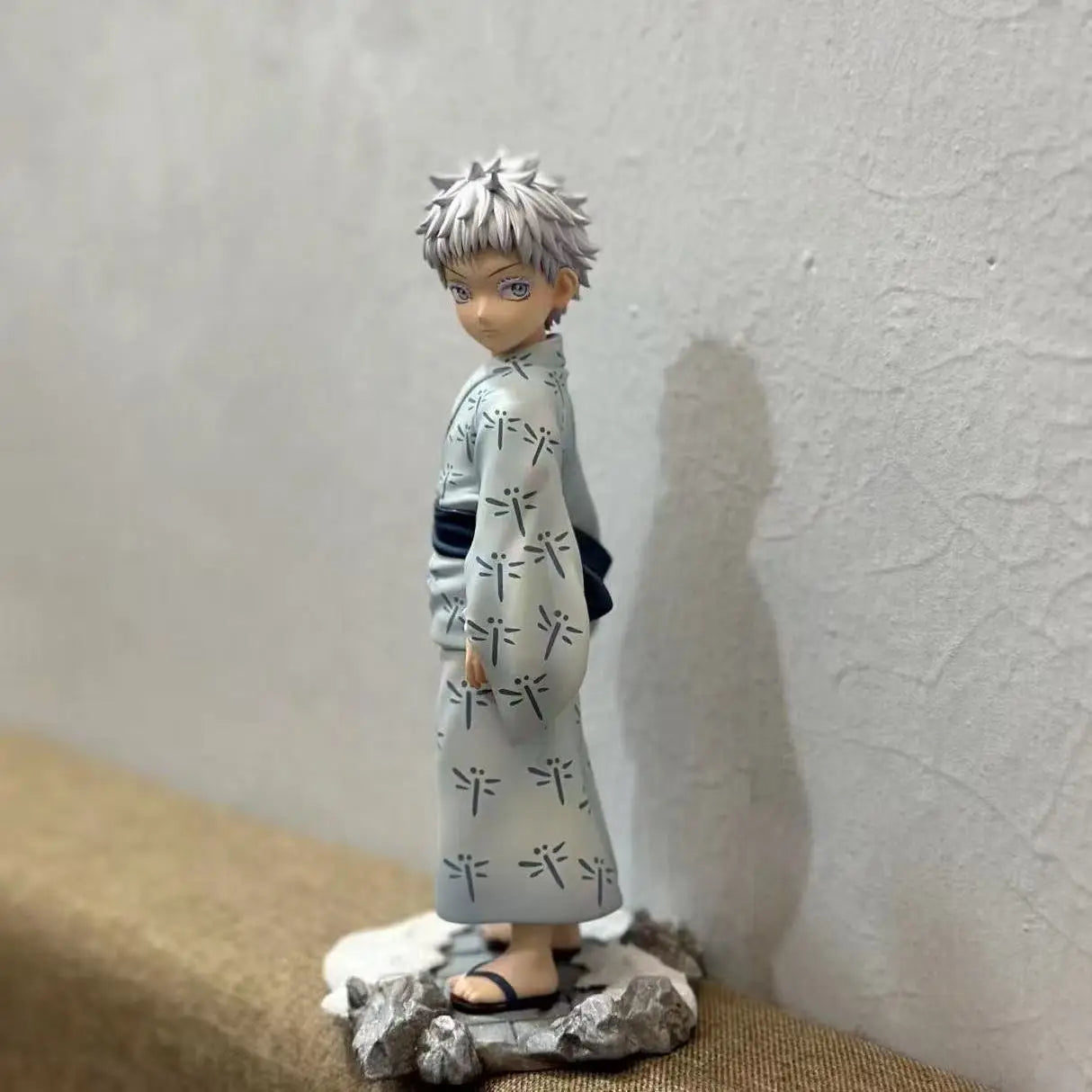 Anime Jujutsu Kaisen Childhood Kimono Q Version Satoru Gojo Figure Action Models Collectible Statue Doll Ornament Toys Gifts