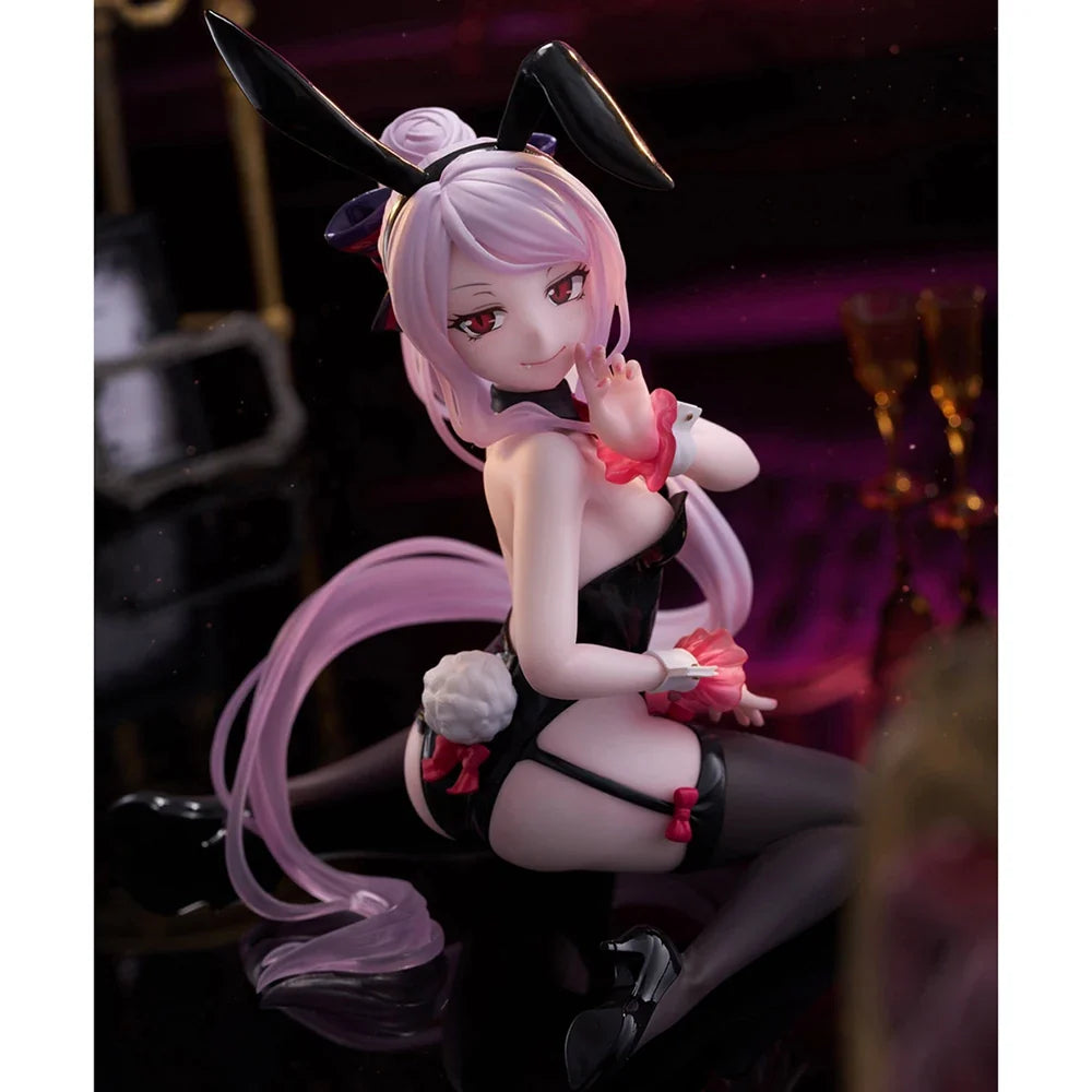 IN Stock TAITO Original Desktop Cute OVERLORD Shalltear Bloodfallen Bunny ver. Action Anime Figure 13CM Ornament Collect Model