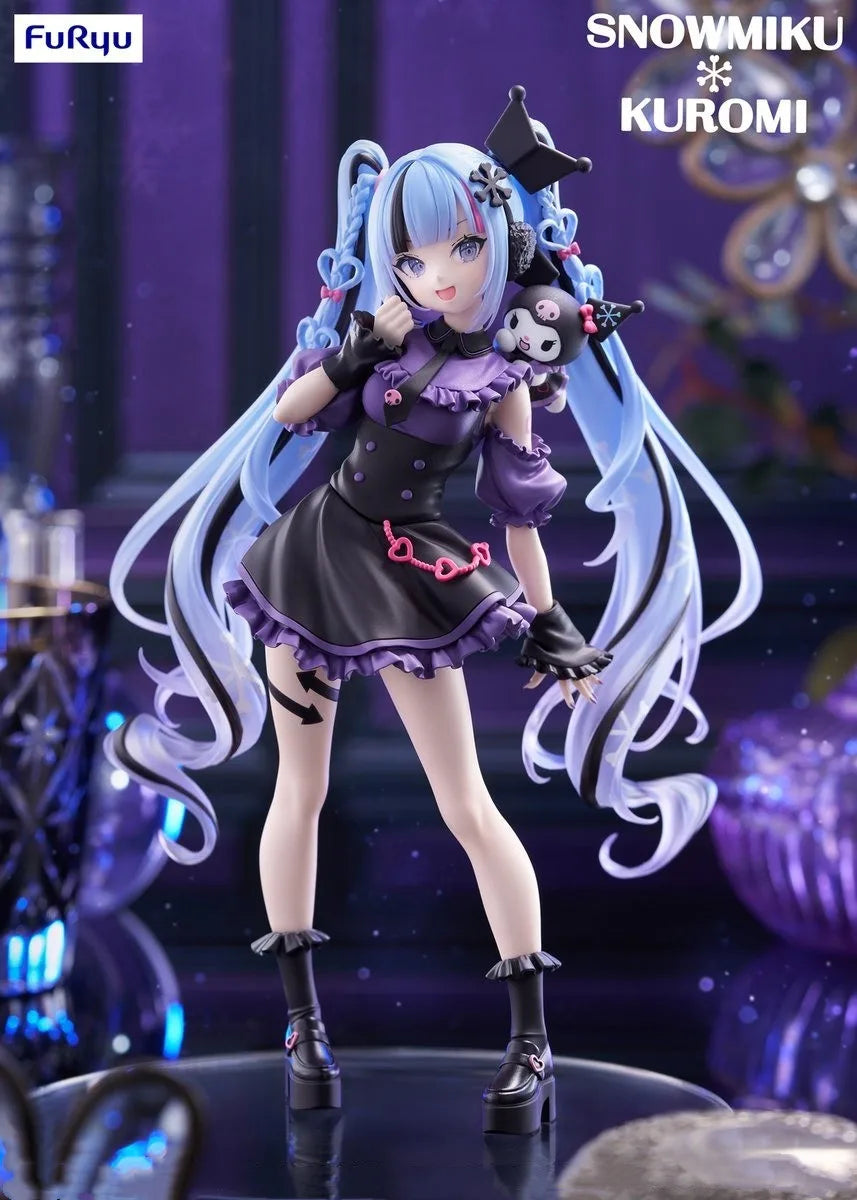 Original FuRyu Trio-Try-iT  TTT Hatsune Miku Action Figure Toys PVC Model Collection Anime Figurine Doll Gift