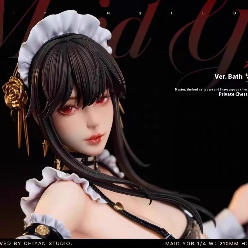 Spy × Family Yor Forger Maid Ver Chiyan Studio Girl Toy Japanese Anime Figures PVC Action Figure Toy Game Collectible Model Doll