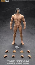 AD-001 AD-003 1/12 Men Soldier The Armored Titan Eren Jaeger Ultra Flexible Joint Body 6Inch Anime Action Figure Body Modle Toys