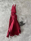 1/12 Spawn Reggae Happy Red Robe Accessory Scarf  Luxury Cloak Cape Robe With Chain Dolls Toys Model Parts No Figure Christmas