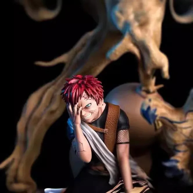 25cm Naruto Anime Figure Gaara Peripheral PVC Model Scene Collect Statue Desktop Decoration Ornaments Kids Birthday Gifts Toys