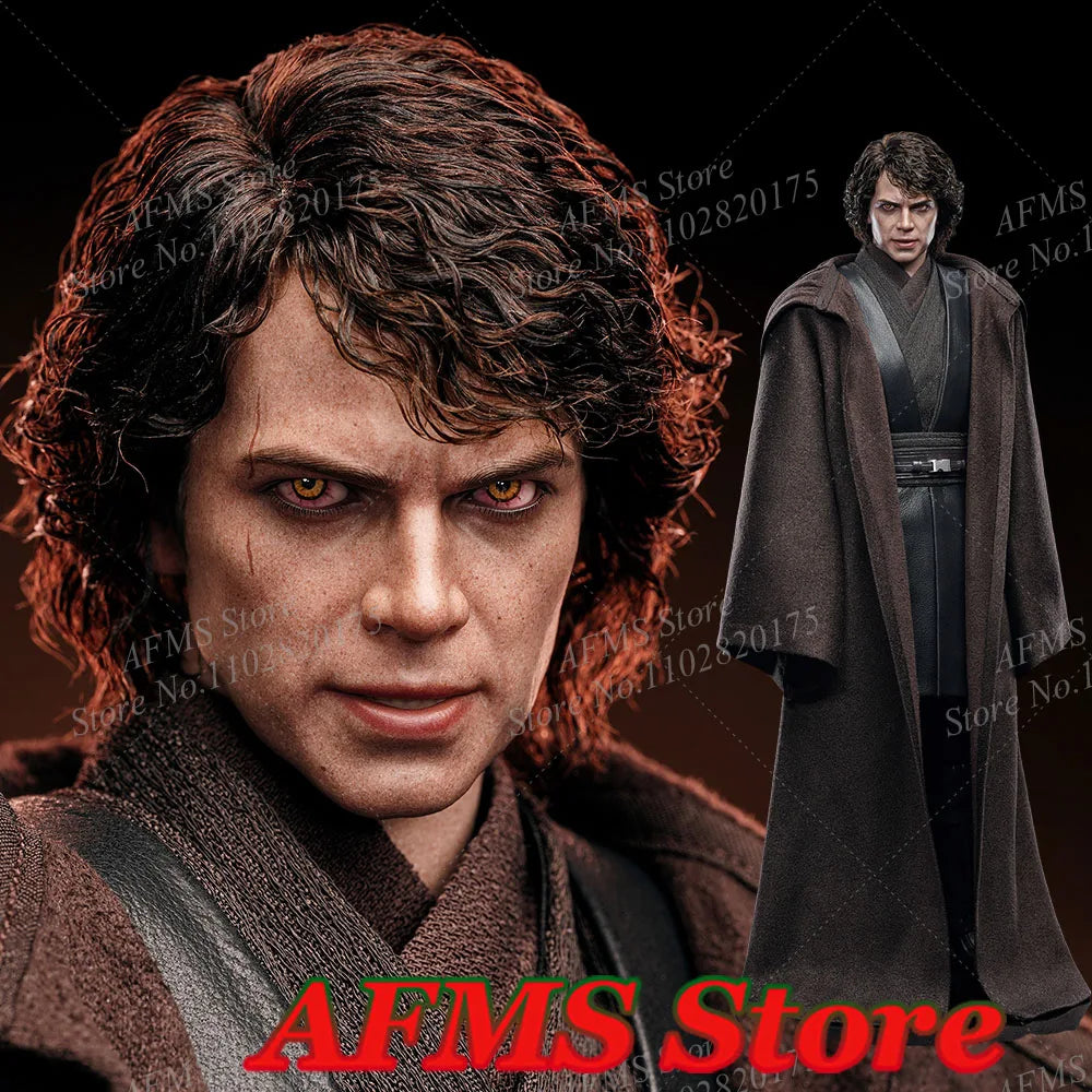 TP026 1/6 Männer Soldat Star Wars Anakin Skywalker Robe Umhang Lederweste Augapfel Passend 12 Zoll HOTT0YS DX34AE DX47AE Actionfigur