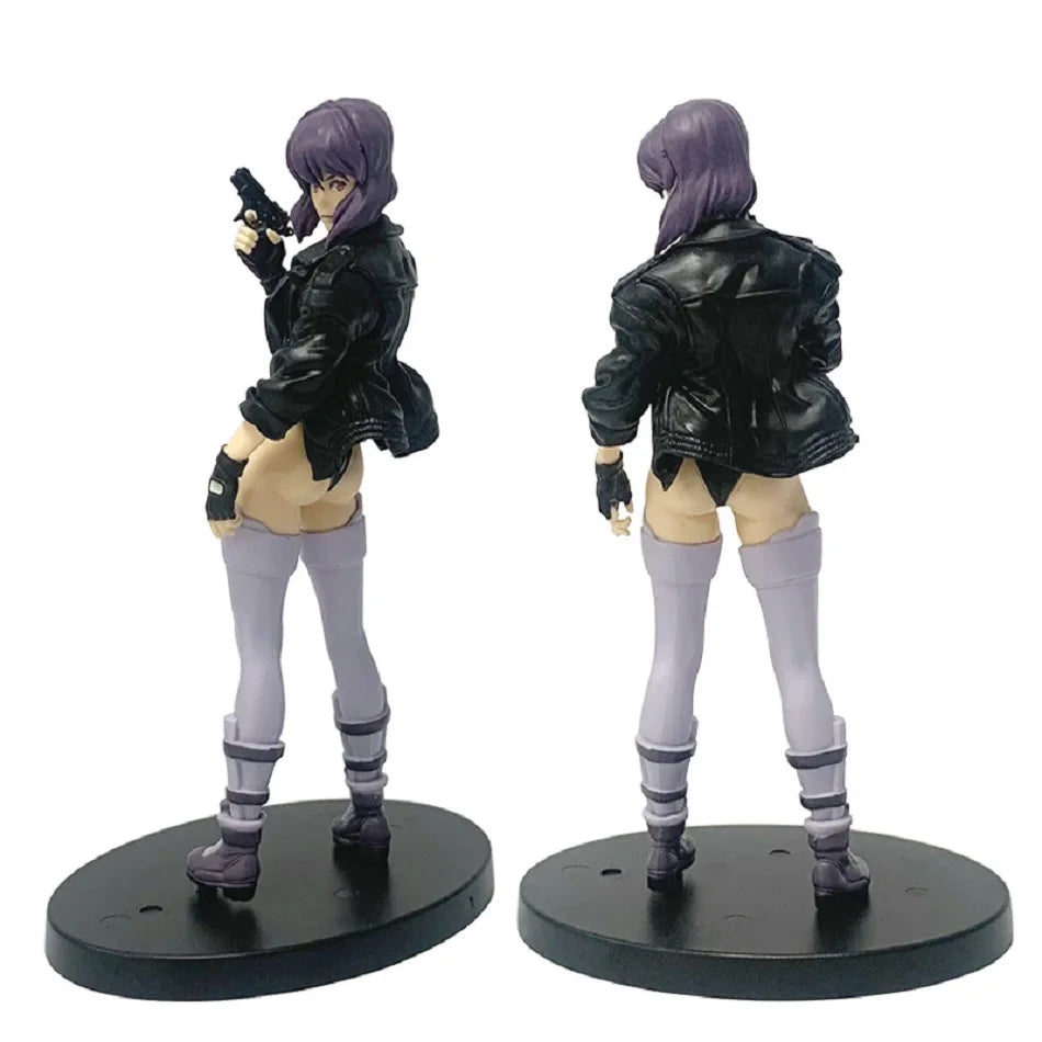 18cm/7.09in Ghost In The Shell Anime Figure Kusanagi Motoko Action Figure Room Decorations PVC Collection Model Toys Peripherals