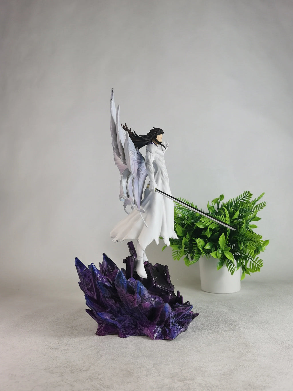 31cm Bleach Aizen Figure Aizen Sousuke Anime Figurine Pvc Model Gk Statue Collectible Toys Doll Desk Decoration In Stock Gifts