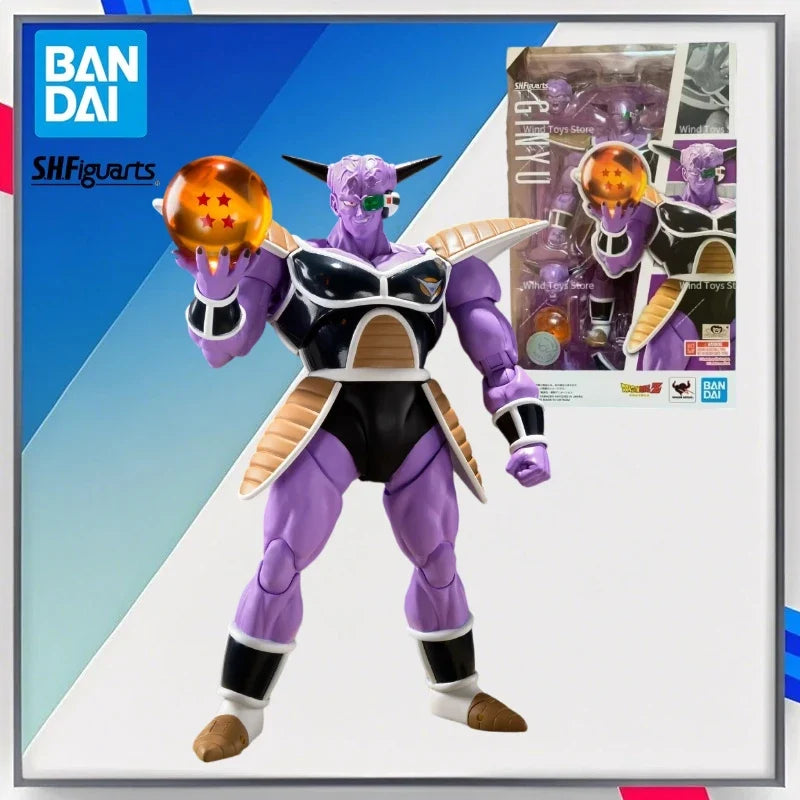 In Stock 100% Original Bandai Shf Sh Figuarts Dragon Ball Ginyu Action Figures Anime Model Toys Figura Pvc Collect Gifts