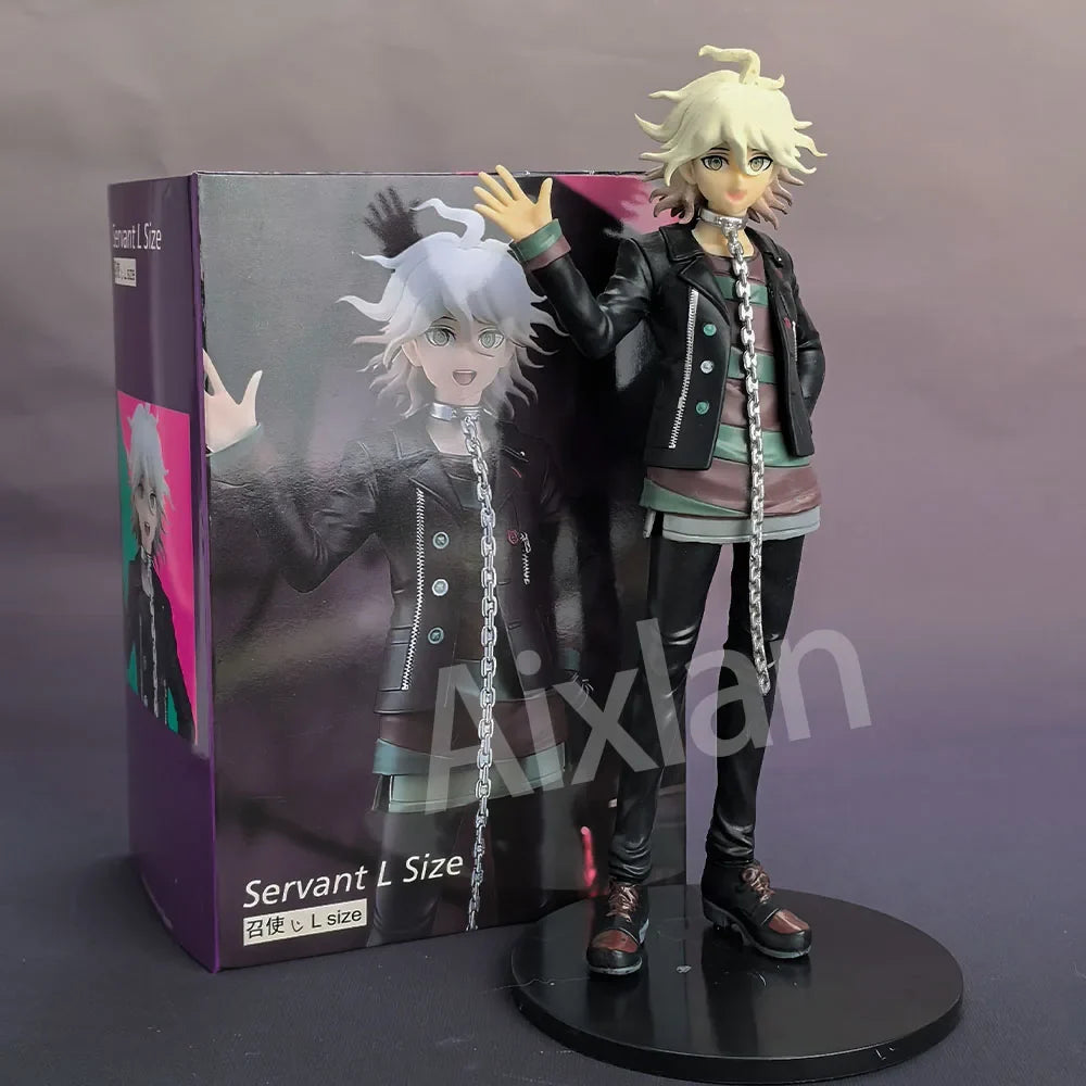 20cm Komaeda Nagito Anime Figure Danganronpa 1 2 Collectible Action Doll Miniature Toy Pop Up Parade