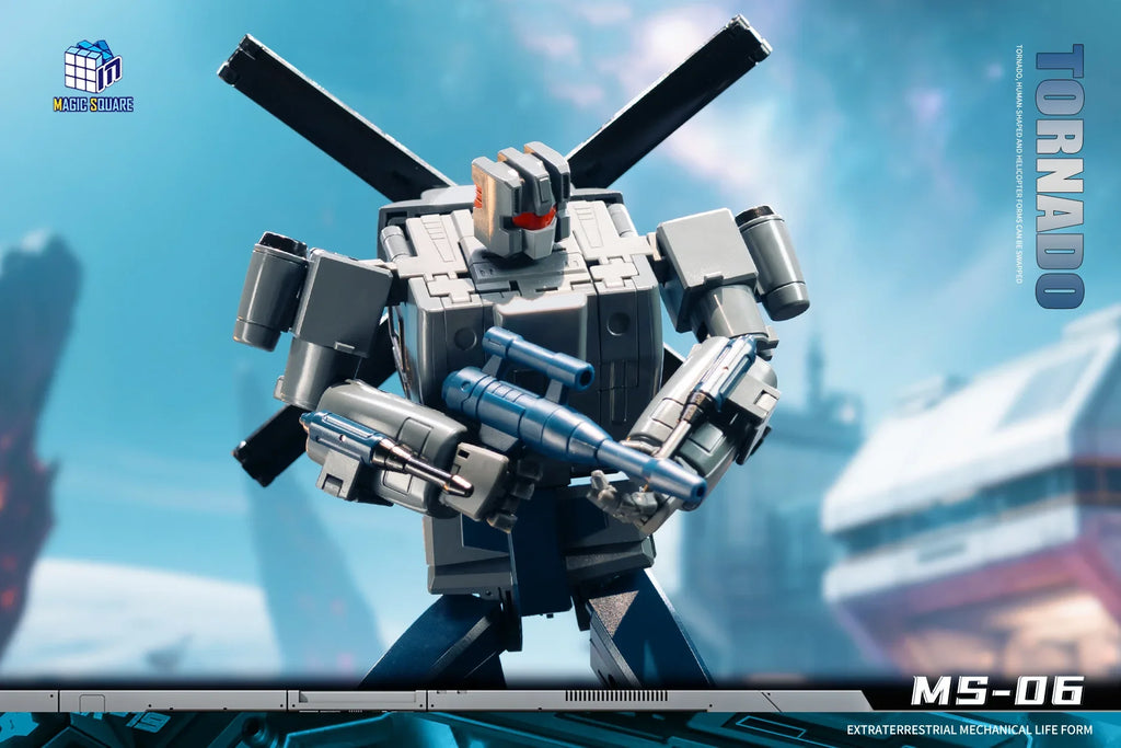 [In stock] Magic Square MS-TOYS MS-06 MS06 Tornado Vortex Helicopters MP Scale Transformation Robot Action Figure Toy