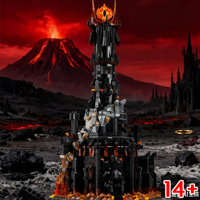 5471 Teile 2024 Neues Schwarzes Turm Dunkles Modellbausatz Spielzeug für Jungen Erwachsene Geburtstagsgeschenke Heimdekoration kleine Ornamente kompatibel 10333