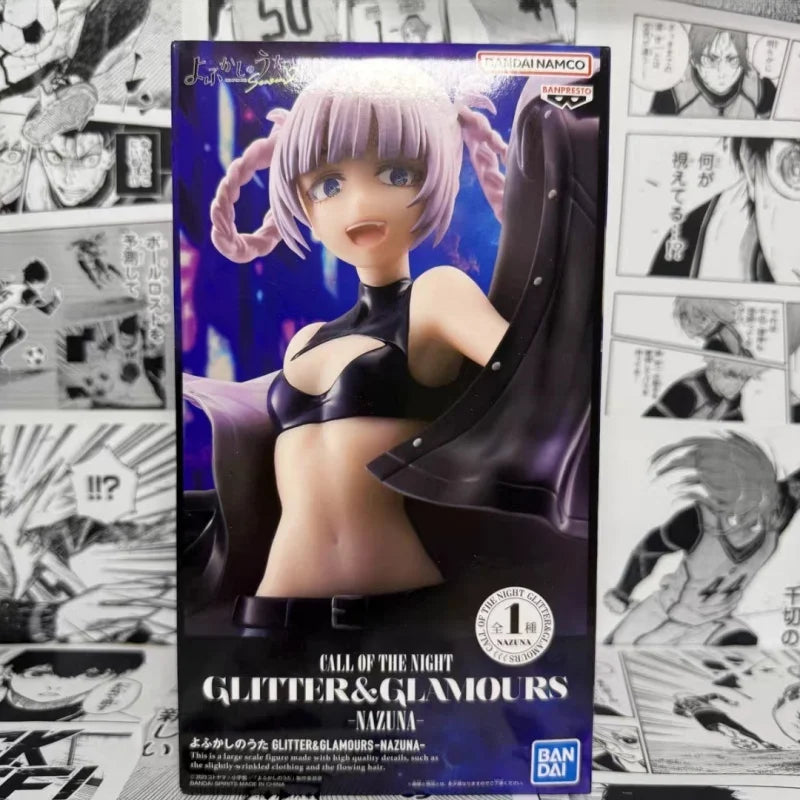 2025 New Original Banpresto Glitter&Glamours Yofukashi No Uta Nanakusa Nazuna Figure Anime Model Desktop Decoration Toy Gift