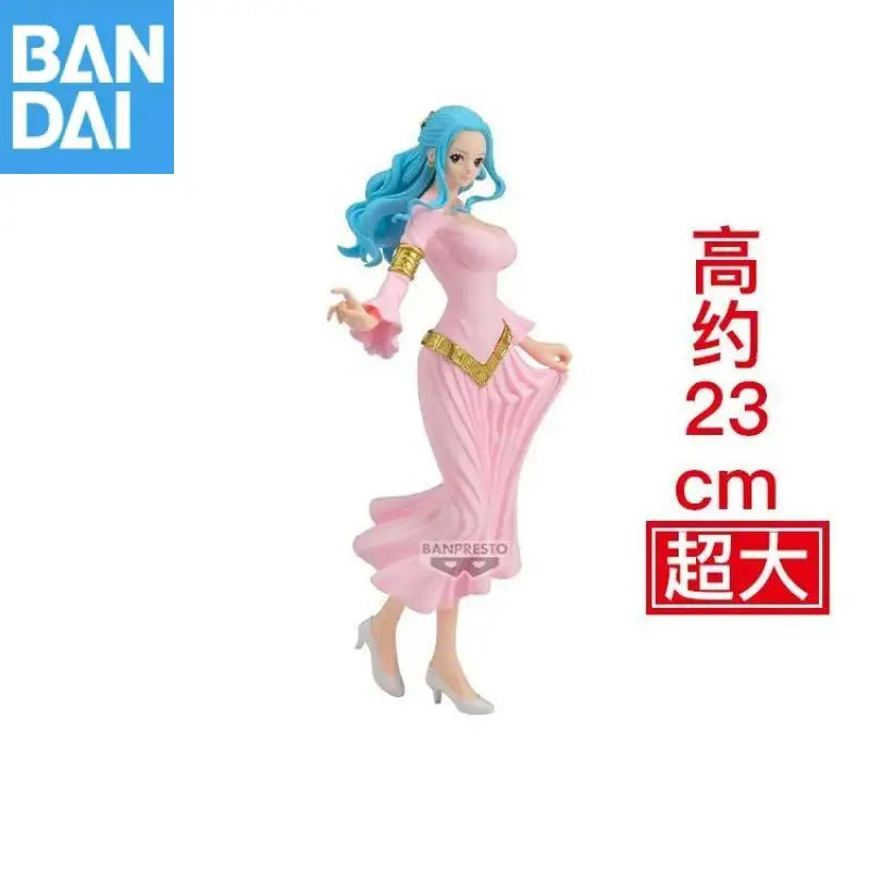 In Stock Bandai Namco Banpresto One Piece 25th Glitter Glamours Nefeltari D Vivi Anime Figure 23cm PVC Collectible Model Toy Gif