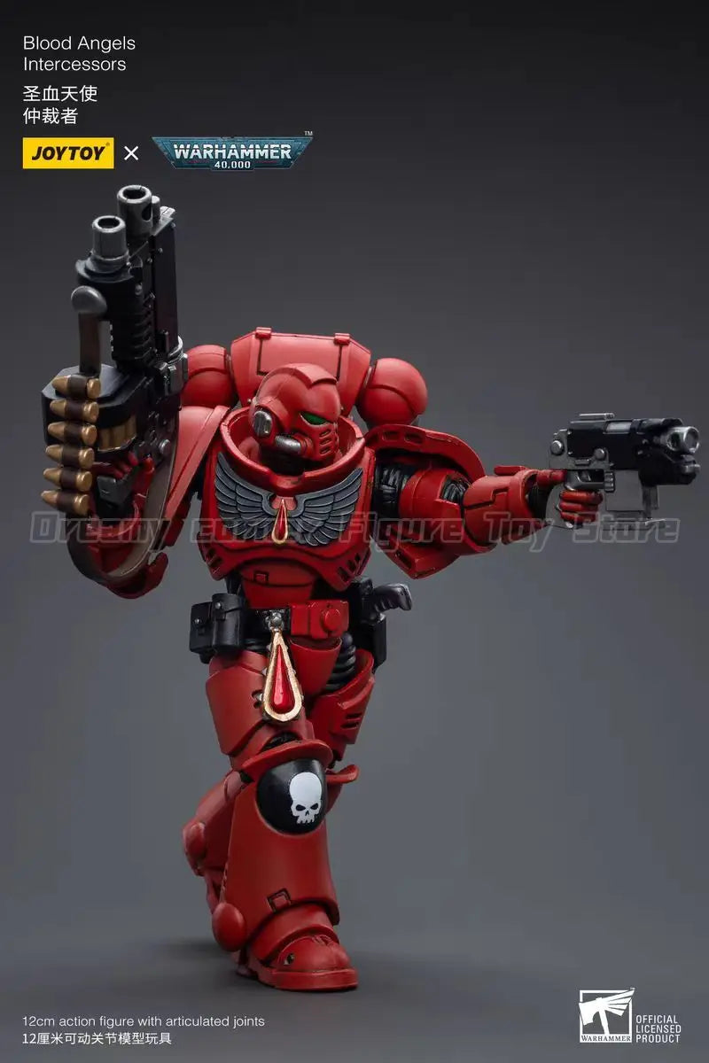 【In Stock】JOYTOY Warhammer 40K Blood Angels Intercessors 1/18 Action Figures Models Toys