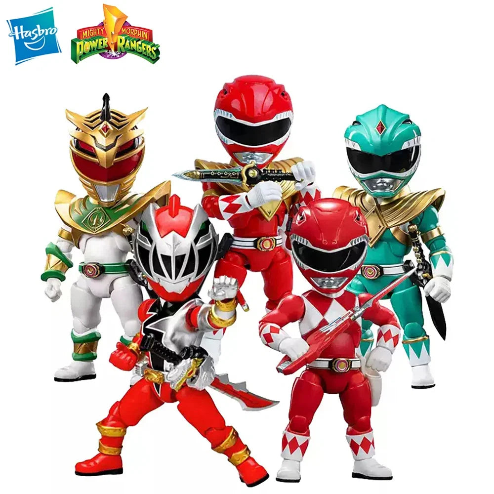 [In-Stock] Hasbro & Innovation Point Action Q Figure Power Rangers Red Ranger & Lord Drakkon 13.5cm Collectible Model Toys