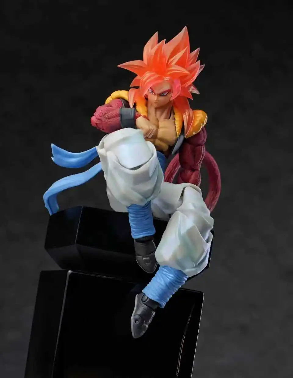 New Product Reservation Tonsen/KAMIONE Studio Dragon Ball Ssj4 Gogeta Action Figure 1/12 Fusion Warriors Gogeta Anime Model Toy