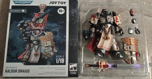 【SF】JOYTOY 1/18 Action Figure Grey Knights Kaldor Draigo Model Toys Gifts Collection Ornaments
