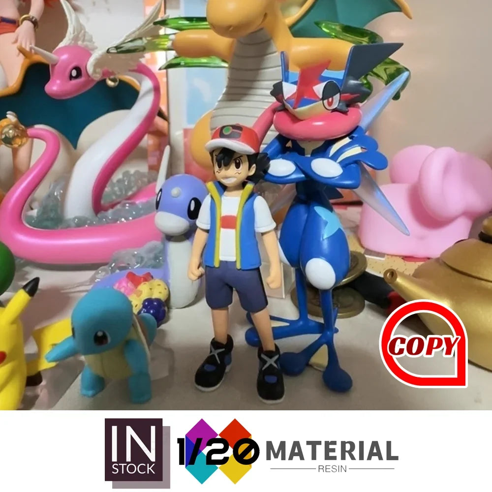 [In Stock]1/20 Resin Scale World [Copy BQG] - Greninja & Ash [Split RE-MENT]