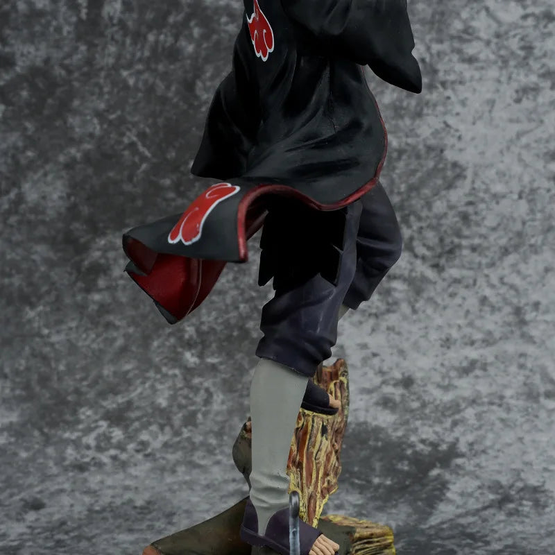 26cm Anime Akatsuki Uchiha Obito Tobi Battle Ver. GK PVC Action Figure Statue Collection Stand Model Kids Toys Doll Gifts