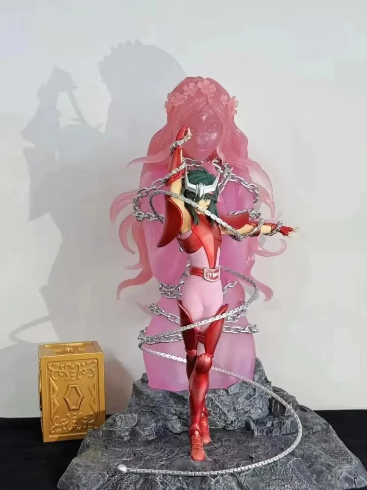 New In Stock Pvc  Saint Seiya Reward Gemini Saga Pisces Abrodi Athena Andromeda Instant Handpiece Gift