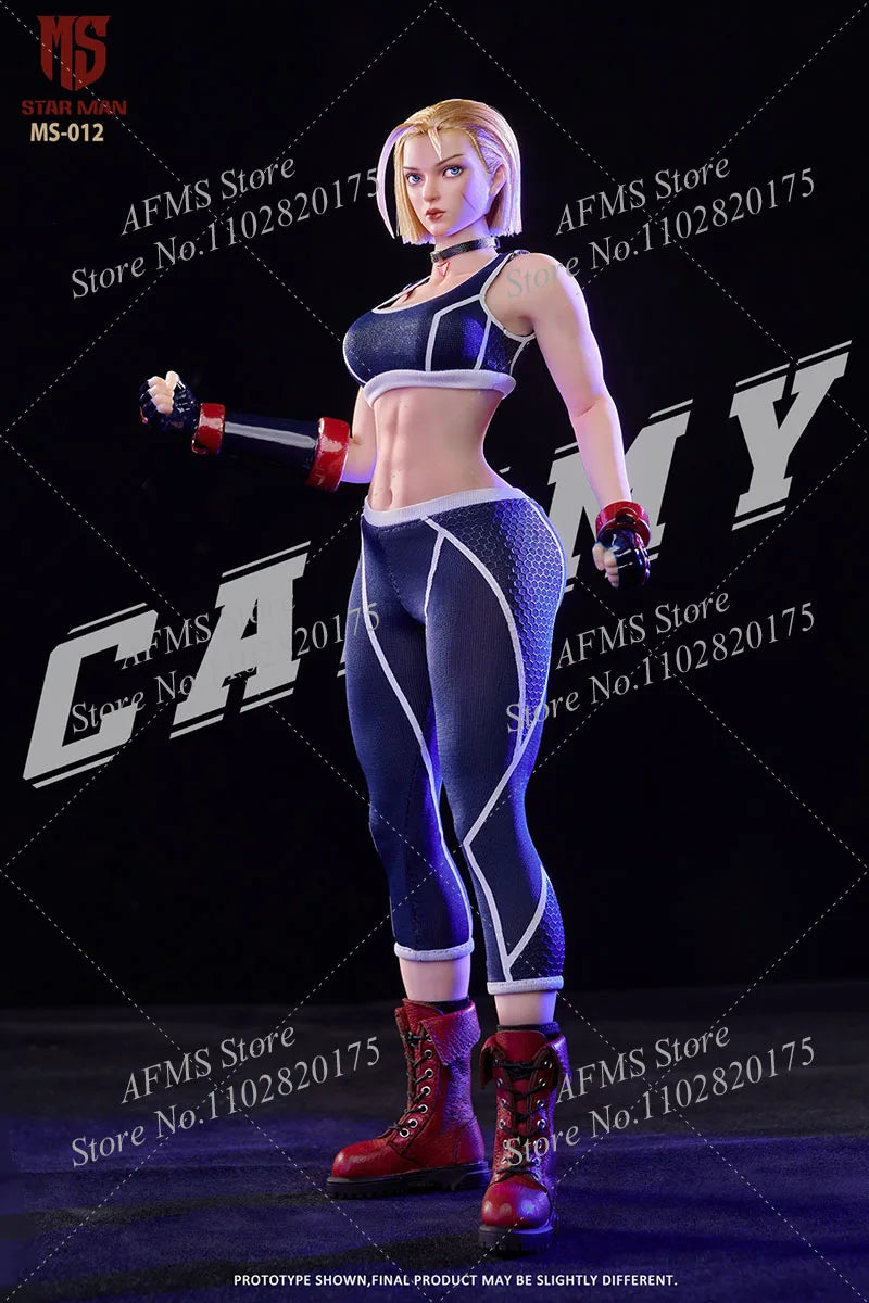 STARMAN MS-012 1/6 Scale Collectible Figure Female Agent Cammy Blue Bee Assassin 12Inch Women Soldier Action Figure Model ﻿