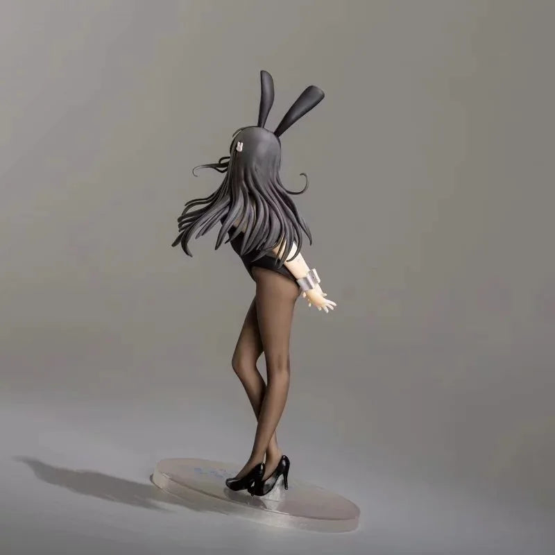 25CM Anime Seishun Buta Yarou wa Bunny Girl Senpai no Yume wo Minai Sakurajima Mai Figure 1/7 Bunny Girl ver Doll Toys Action