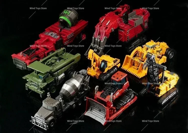 48cm Aoyi 8 in 1 Devastator Anime Transformation Toys High Quality Model KO GT GT TRUCK Robot Crane Cad Children Gift Gift Gift