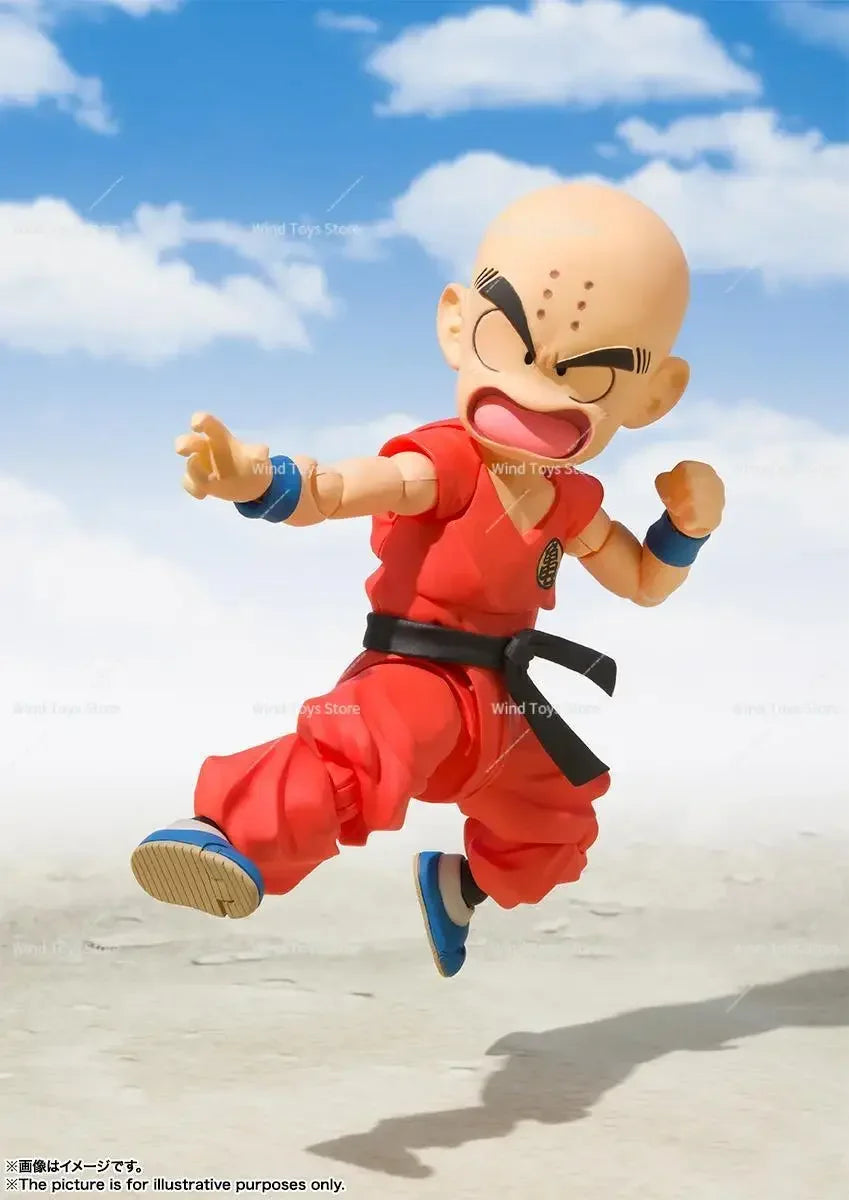 100% Original Bandai Dragon Ball Sh Figuarts Shf Klilyn Krillin Action Figures Anime Model Toys Figura Pvc Gifts in Stock