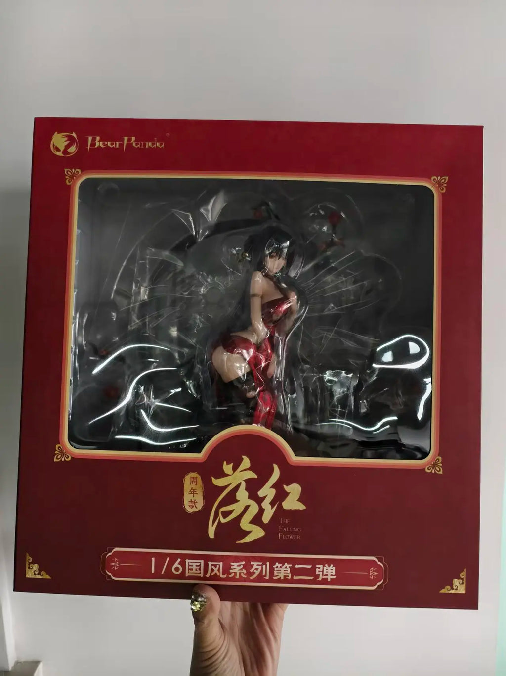 '-In Stock Original BearPanda Chinese Style Series 1/6 Anniversary Model: Luohong  Anime Model Figure Collection Gift