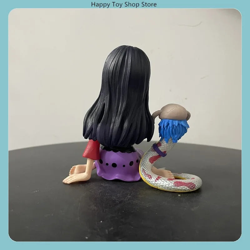 Cute Version One Piece Boa Hancock Childhood Little Empress Super Cute Snake Princess Anime Figure Desktop Car Ornament