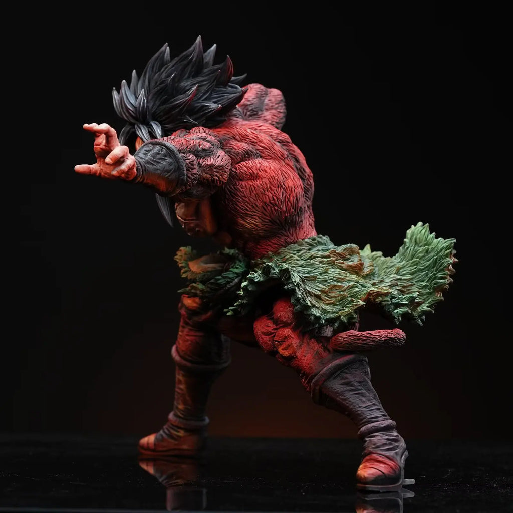 28cm Dragon Ball Broli Super Saiyan 4 Preparation Posture Anime Figure Model Statue Collection Desktop Decoration Ornament Toys
