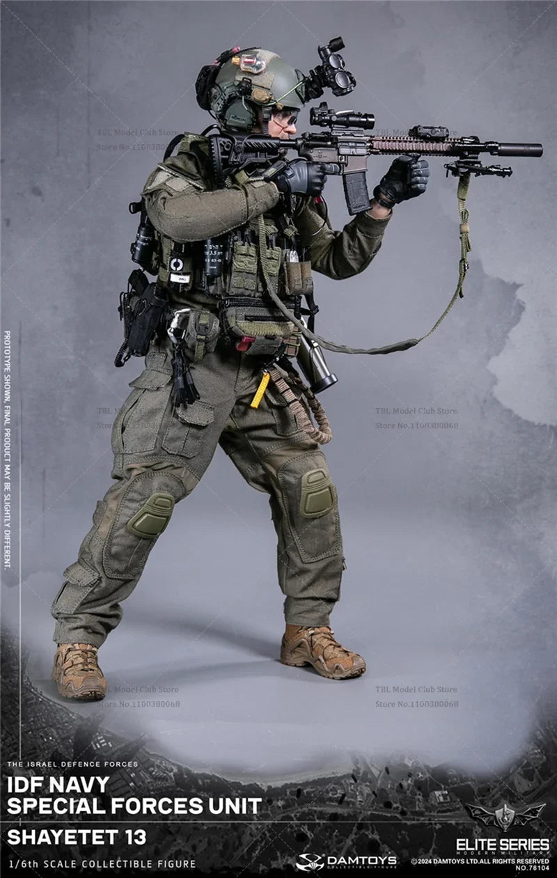 DAMTOYS 78104 1/6 Scale Defense Force Navy Special Forces Commando Units 12-inch Full Set Action Figure Male Soldier In Stock